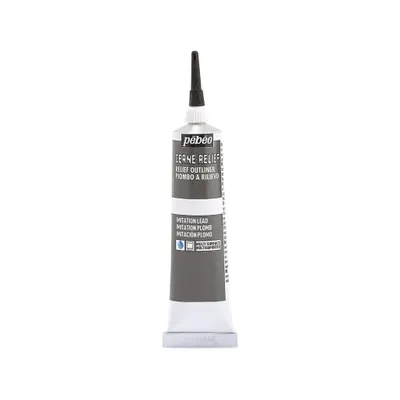 Produktbild von Pebeo Cerne Relief Outliner, 37 ml, Bleiimitat
