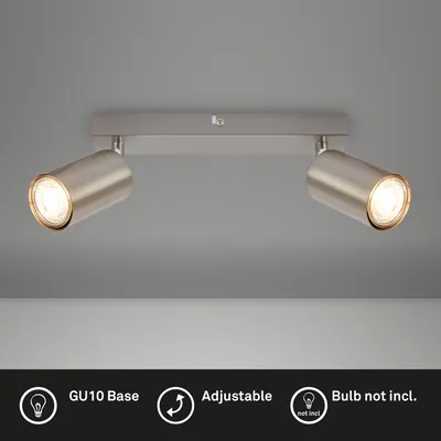 Immagine prodotto di Faretto da soffitto Lampada da soffitto Lampada da camera da letto Orientabile a 2 luci GU10