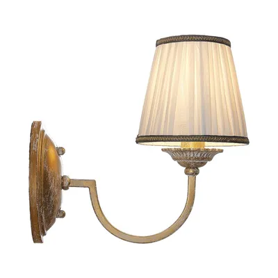 Immagine prodotto di Applique Lindby Lumiel, crema/ottone, tessuto, 27 cm, E14