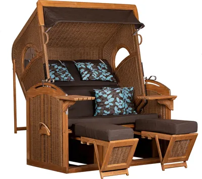 Produktbild von dekoVries Strandkorb PURE Madura XXL 469