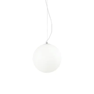 Obrázok produktu pre Závesné moderné Mapa Acidified Glass White 1 Light E27 D30Cm