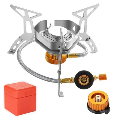Produktbild von Gasbrenner Küchenbrenner Flambierbrenner Butan - Stichflamme bis 1565 °C - Verstellbare Flamme - Tragbar