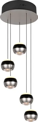Produktbild von TRIO-Leuchten Pendelleuchte ORBIT DH 30x200 cm grau Hängelampe Hängeleuchte