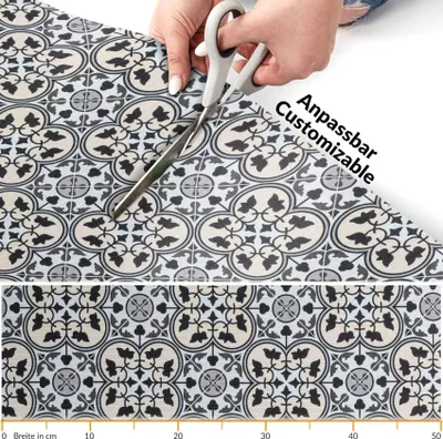 Produktbild von Läufer Küchenläufer Flurläufer Teppichläufer Textil SPRINTY Bunt Azulejos Robust Breite 52cm Länge 200cm