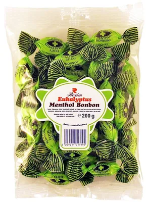 Produktbild von Rexim Eukalyptus Menthol Bonbons 32 Stk. 200g