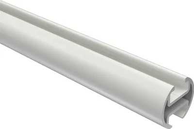 Produktbild von Interdeco Innenlaufprofil / Profilstange für Innenlauf-Gardinenstangen 20 mm Ø Weiß, 160 cm