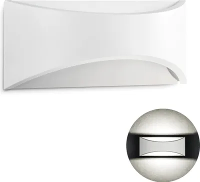 Produktbild von SSC-LUXon JAGEO Up Down Wandleuchte für Außen IP54 mit indirektem & neutralweißem LED Licht 230V - Außenwandleuchte in weiß 8W