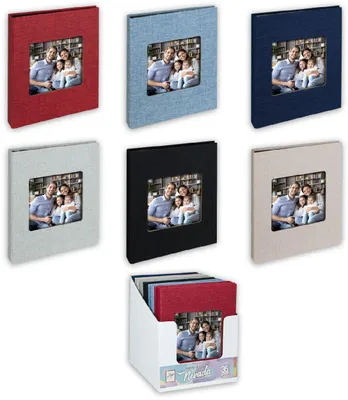 Produktbild von ZEP Einsteckalbum Nevada 36 Fotos 10x15cm Leineneinband sortiert
