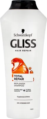 Produktbild von Schwarzkopf Gliss Kur Total Repair Shampoo fr trockenes und geschdigtes Haar 400 ml