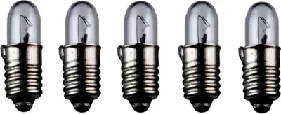 Produktbild von 5er Set WireThinX Kleinstlampen Subminiatur 1,00 W, 12 V - Sockel E5,5 4,7 x 15 mm
