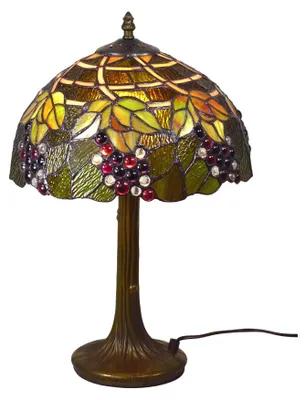 Produktbild von Tischleuchte Corina Echtglas Tiffany Stil