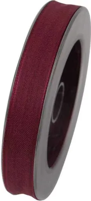 Produktbild von Webband, Schleifenband 15mm dunkelrot 20m Rolle (1m=0,35EUR) Goldina
