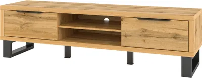 Produktbild von Lowboard Halle TV-Unterschrank 180x50x50cm Wotan Eiche 2-türig