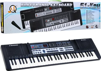 Produktbild von Keyboard mit Lernfunktionen für Kinder ab 5 Jahren, Mikrofon und USB-Aufnahmefunktion - Modellnr. 829
