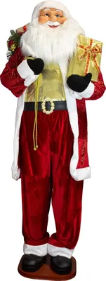 Produktbild von XXL Weihnachtsmann 230cm riesig große Deko Figur Weihnachten stehend rot