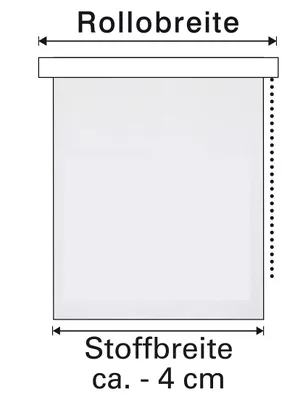Produktbild von Doppelrollo Gardinia grau-Melange 110 x 180 cm, Sichtschutz, Fensterdekoration