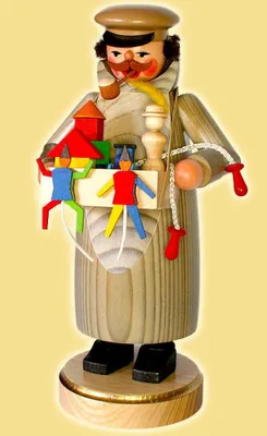 Produktbild von Räuchermann Spielzeughändler Höhe= 24cm NEU