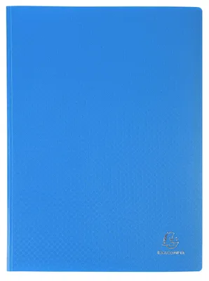 Produktbild von Exacompta 88112E Sichtmappe Opak PP blickdicht, 24 x 32 cm, für DIN A4, 100 Kris