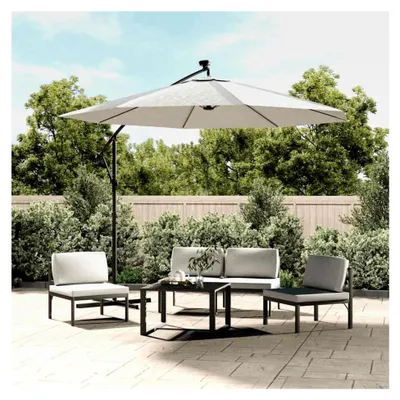Produktbild von Ersatzbezug für Ampelschirm Sandweiß 350 cm für Garten und Terrasse