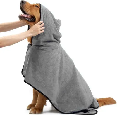 Zdjęcie produktu dla Groom Drying Coat - ręcznik dla psa L happypet