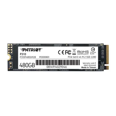 Produktbild von P310 480 GB (PCIe 3.0 x4, NVMe 1.3, M.2 2280)