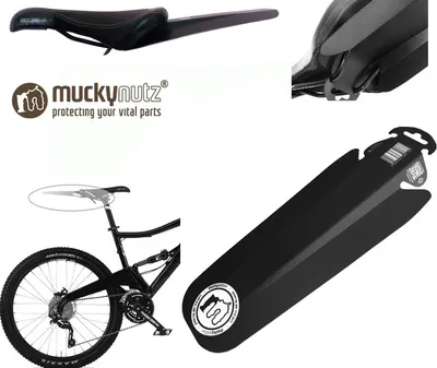 Produktbild von Mucky Nutz BUTT Fender Sattel Schutzblech schwarz