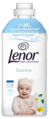 Zdjęcie produktu dla Lenor Płyn do płukania tkanin Sensitive 1.239l, 59 prań