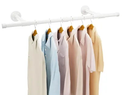 Zdjęcie produktu dla Wieszak na ubrania 94 cm, montaż ścienny, do pralni