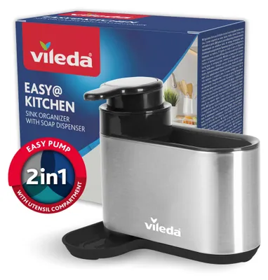 Image de VILEDA Spültisch Organizer mit Seifenspender
