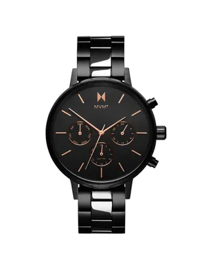 Produktbild von MVMT FC01-BL Damen-Armbanduhr, Edelstahl-Gehäuse, Metall-Armband