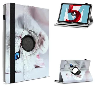 Produktbild von Tablet Hülle für AWOW P11 Tasche Schutzhülle Case 360 Grad Drehbar Klapp CoverFarbe 360 Uni:Motiv 4