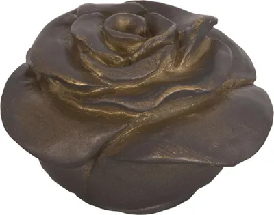 Produktbild von Clayre & Eef Rose Lampenschirmknopf Ø 4 cm Braun Kunststoff Rose