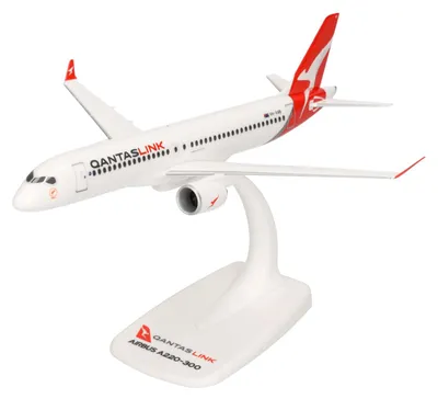 Flugzeugmodell Airbus A220-300 QantasLink, 1:200, Snap-Fit