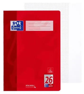 Image de Oxford Schulheft A4 16 Blatt liniert mit Rand R 15Stk
