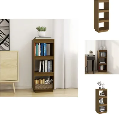 Produktbild von vidaXL Bücherregal/Raumteiler Honigbraun 40x35x103 Massivholz Kiefer -  Bücherregale & Bücherschränke