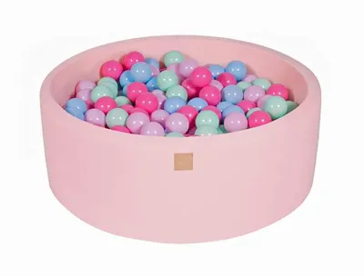 Produktbild von Runde Ball Grube 200 Bälle 90x30cm - Hellrosa