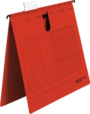 Produktbild von FALKEN 80002744 Falken Hängehefter rot