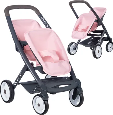 Image de OEM - SMOBY Poussette pour poupées Maxi Cosi Quinny Poussette pour jumeaux