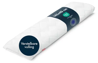 Productafbeelding van Zwangerschapskussen zijslaapkussen - 40 x 145 cm - Verwijderbare vulling - Katoen