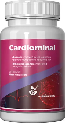 Produktbild von Nahrungsergänzungsmittel Cardiominal Mit Artischockenextrakt - 30 Kapseln