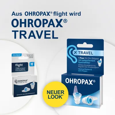 Image de Ohropax Travel Bouchons filtrants intra-auriculaires 2 pces