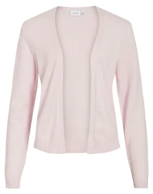 Produktbild von VILA Kurze Feinstrick Cardigan Stretch Basic Jacke ohne Verschluss VIRIL Größe: S