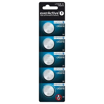 Obrázek produktu pro Bateria everActive litowa CR2016 blistr 5szt.