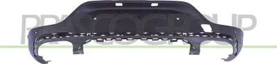 Produktbild von PRASCO Heckdiffusor ME7211861 Hinten passend für MERCEDES-BENZ GLC Coupe (C253)