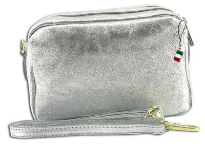 Immagine prodotto di Florence borsa a tracolla in pelle argento OTF809J