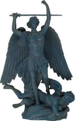 Produktbild von Erzengel Michael im bronze verwitterten Design