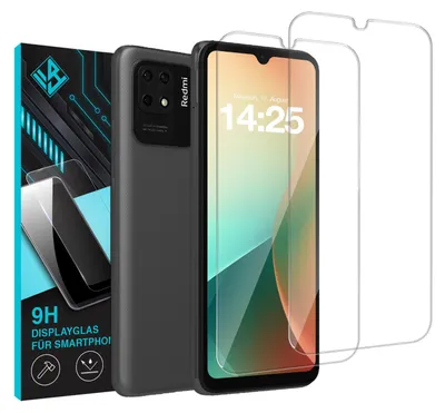 Produktbild von 2x 9H Schutzglas Displayschutzfolie für Xiaomi Redmi 10C Displayglas Displayschutz Glas Panzerfolie Schutzglasfolie