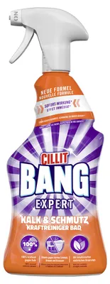 Produktbild von CILLIT BANG Expert Kraftreiniger Kalk und Schmutz – Wirkstoffe natürilchen Urspr