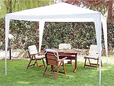 Produktbild von Pavillon 3x3m, ohne Seitenwände, weiß