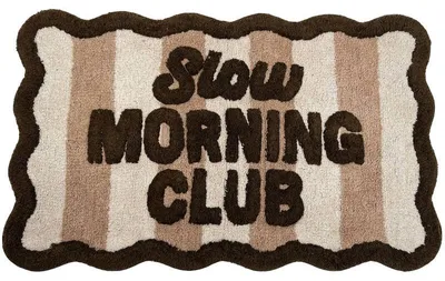 Produktbild von Badteppich Slow Morning - Baumwolle - Mehrfarbig - 50 x 80 cm